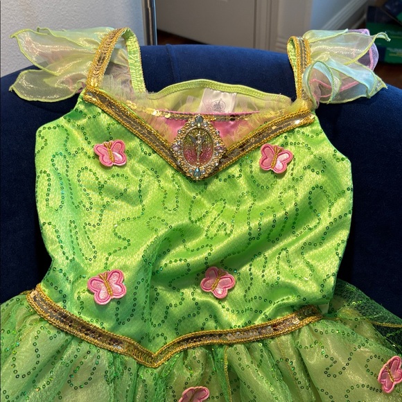 Disney Tinkerbell Costume Bundle Sz 7/8 (shoes are 13/1) - Picture 5 of 12